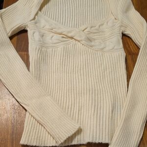 Elegant Cream Sweater for Women